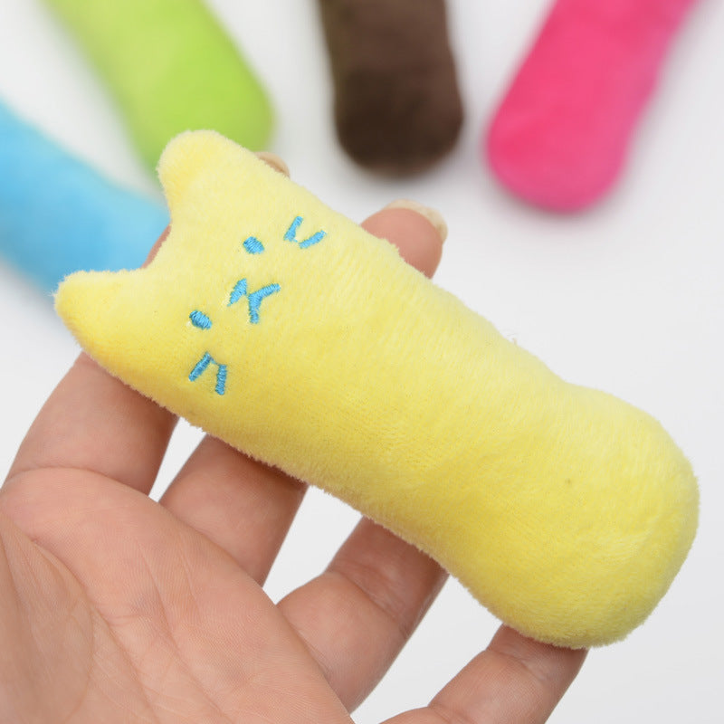 Plush Lightweight Pet Toy, Semi-Closed Design, 10 x 4.5 cm