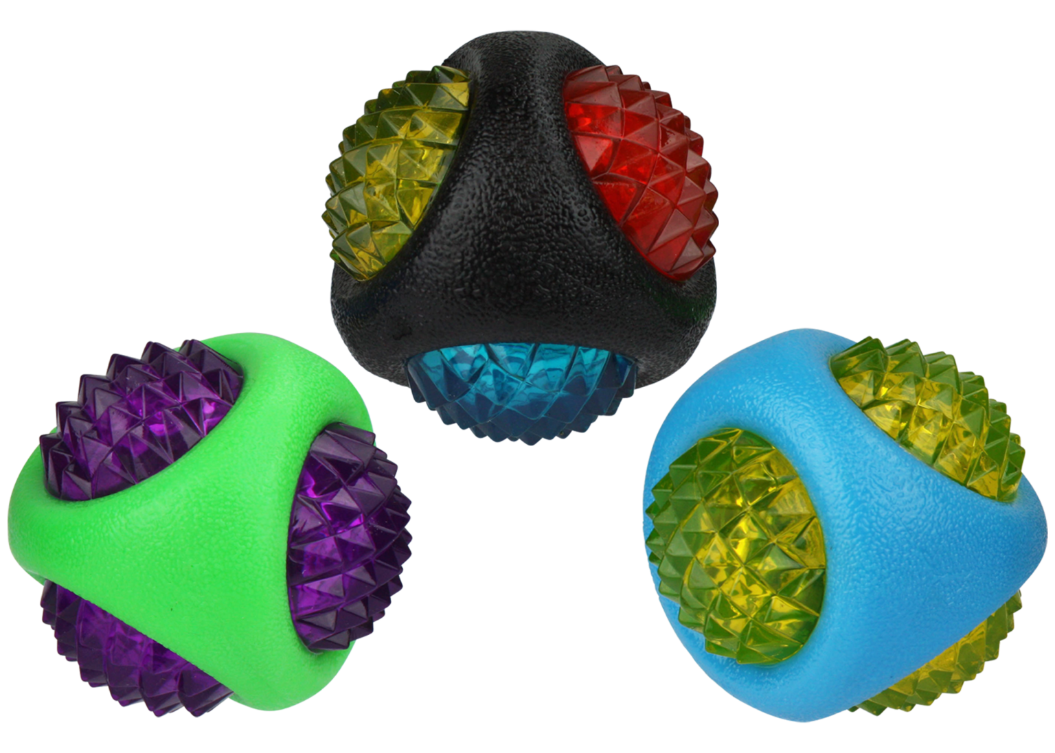 Diamond Dental Ball with LED Lights for Dogs