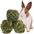Timothy Grass Chew Balls for Small Pets, Set of 3