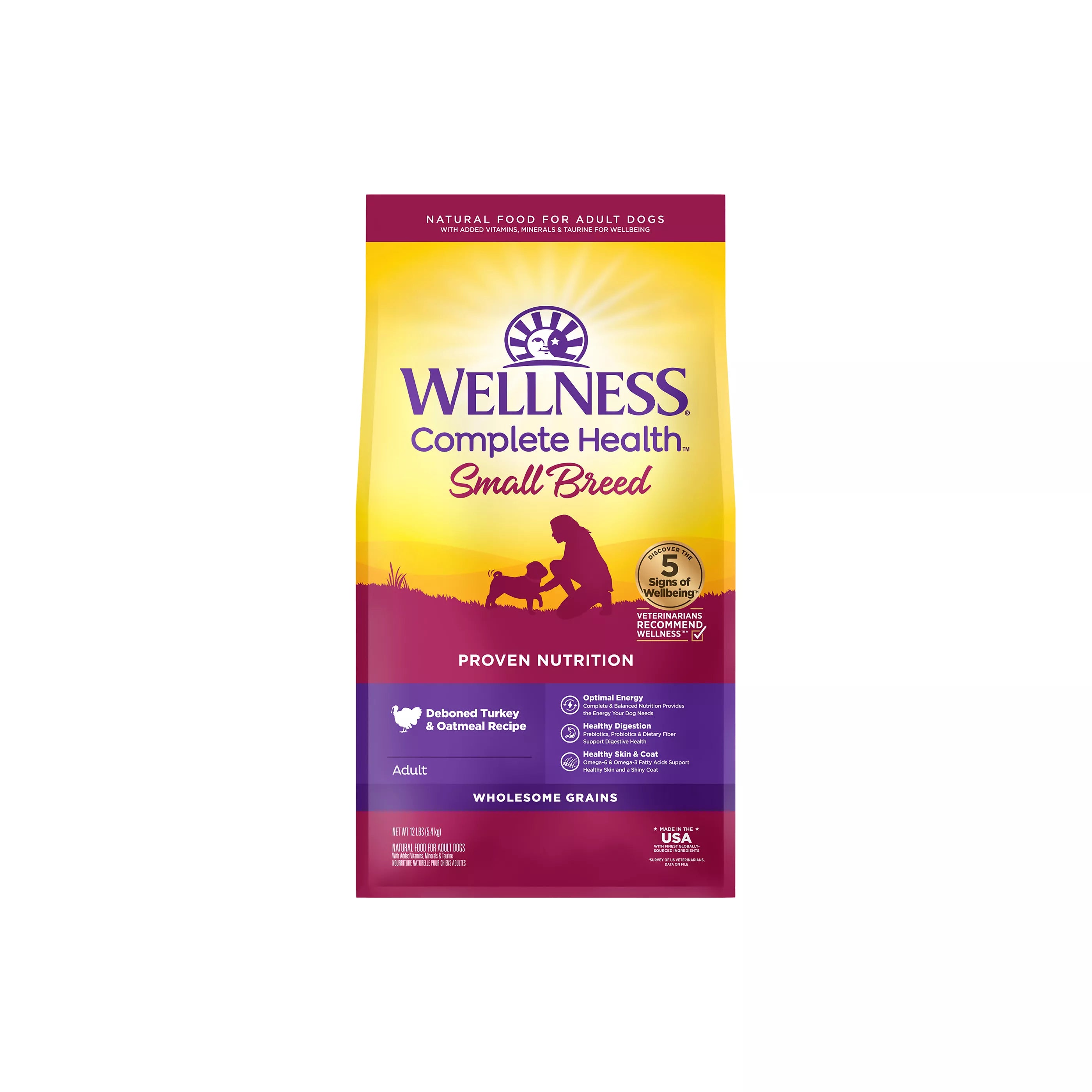 Small Breed Dry Dog Food with Turkey & Oatmeal
