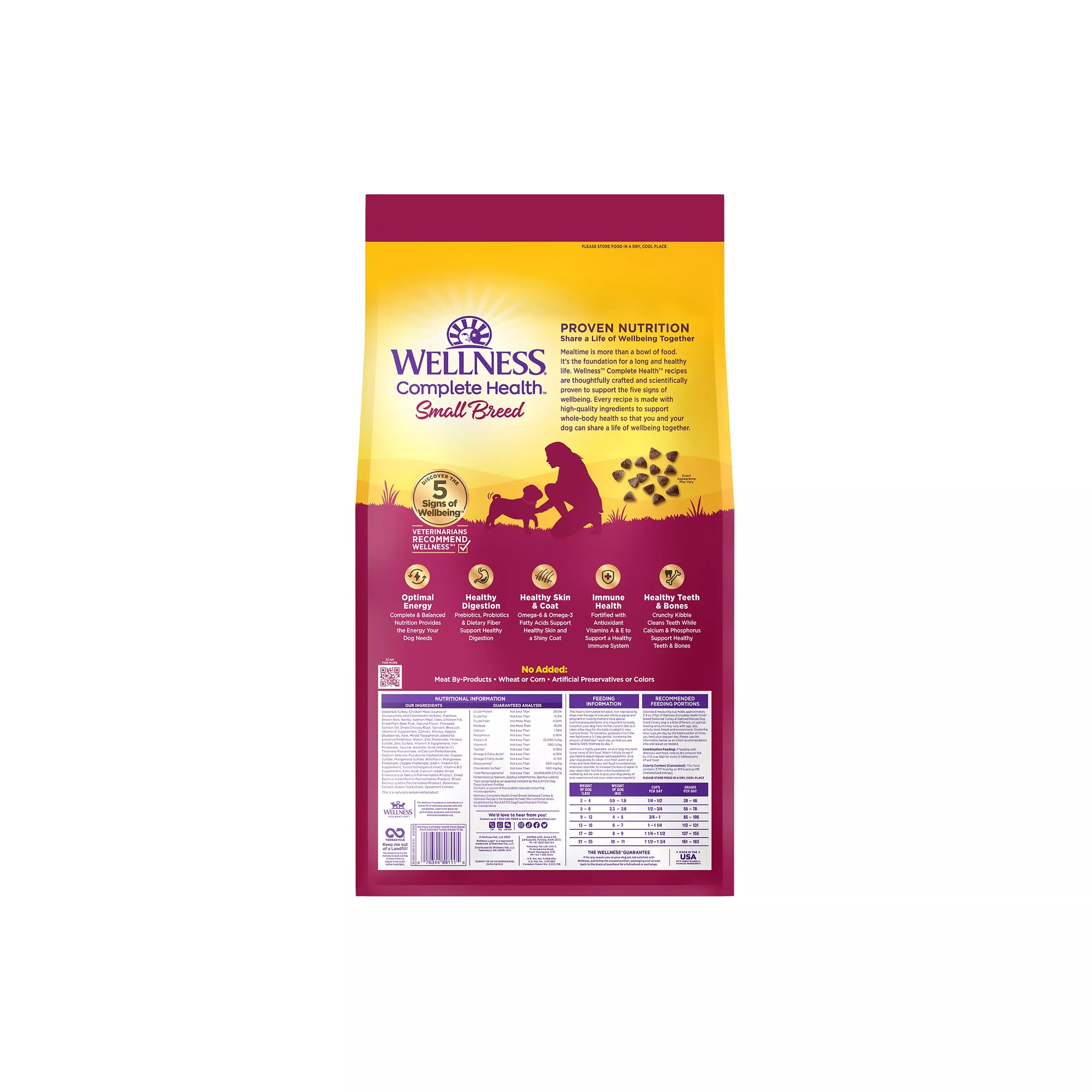 Small Breed Dry Dog Food with Turkey & Oatmeal