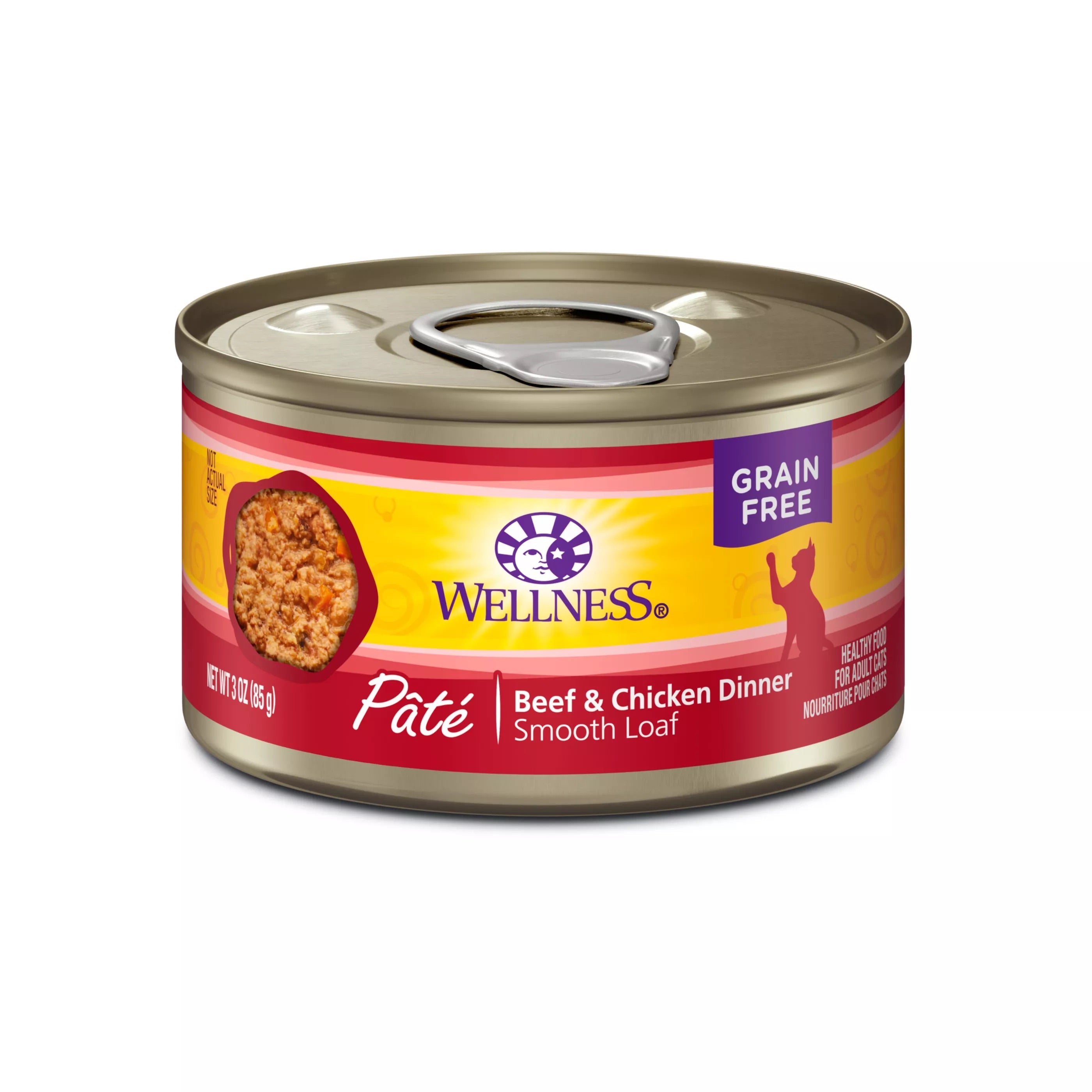 Grain-Free Wet Cat Food with Beef, Chicken & Fish Oil