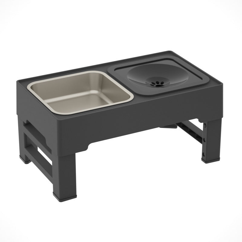 Adjustable Folding Pet Table for Dogs, Black or Gray