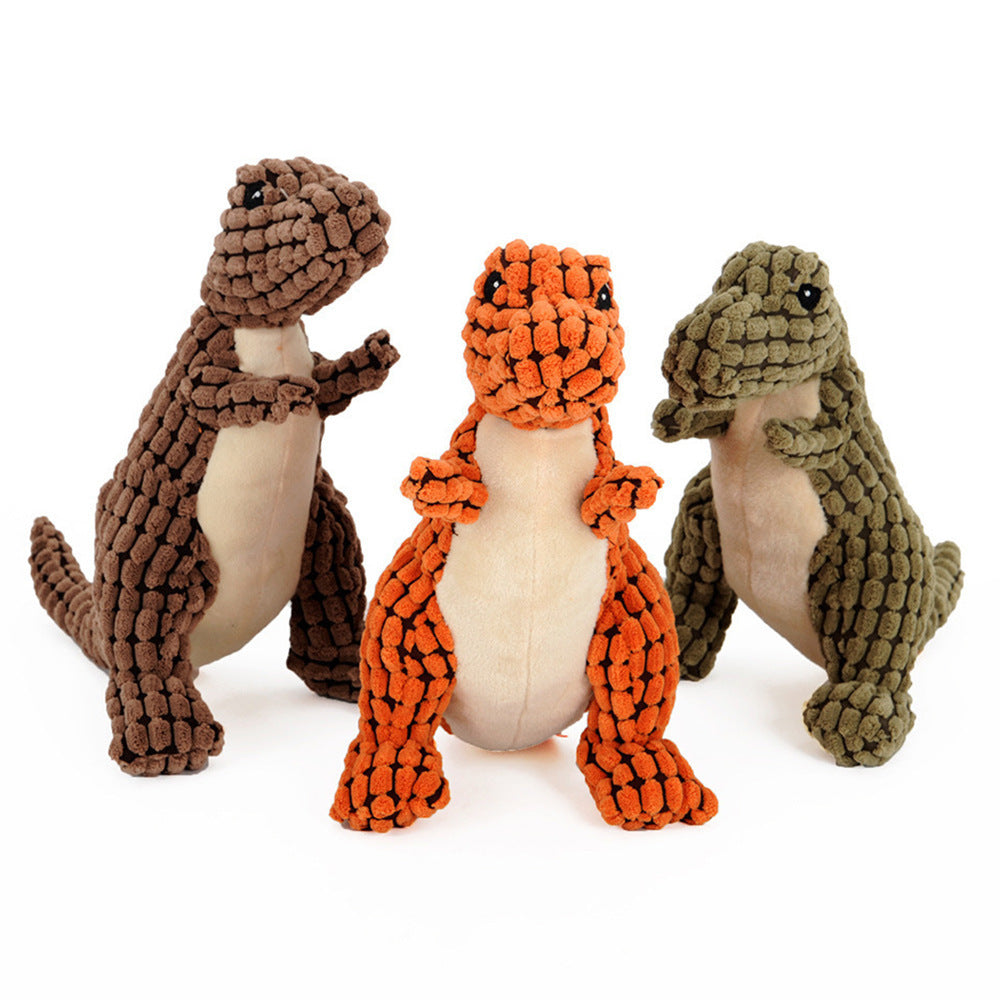 Plush Corn Velvet Pet Toy with Sounder – 25cm or 50cm