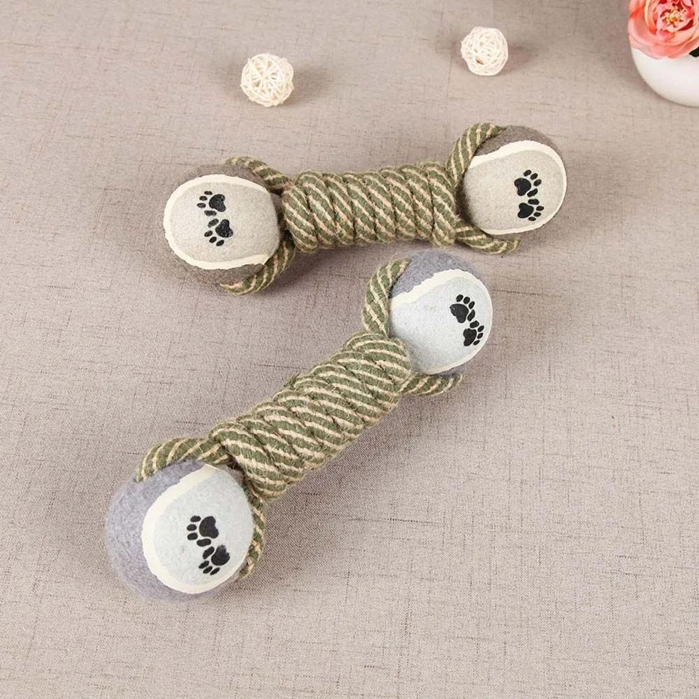 Cotton Rope Knot Toy for Medium and Large Dogs, 21cm