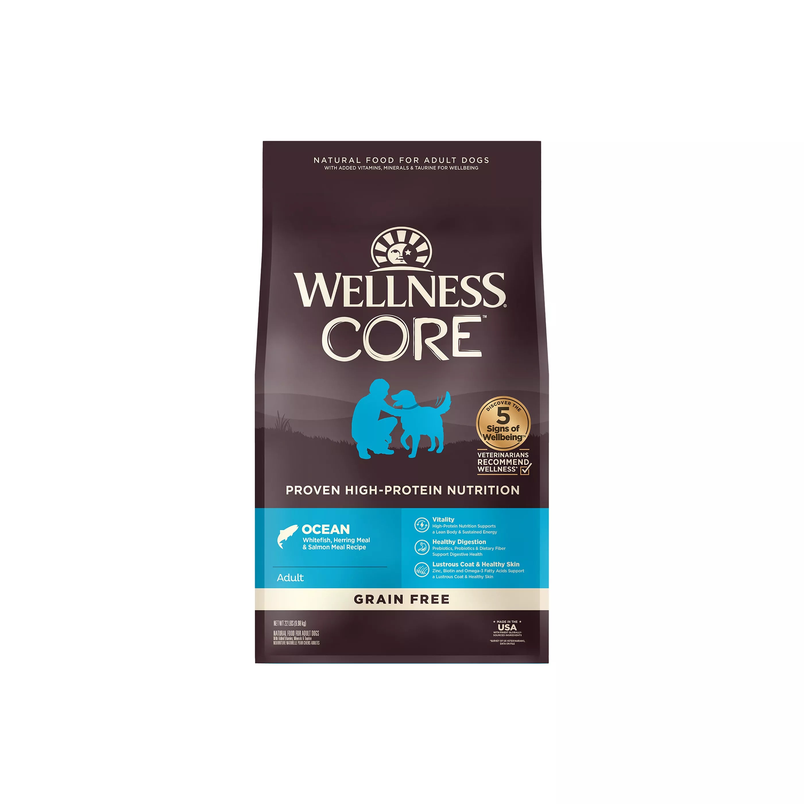 Grain-Free Ocean Fish Dry Dog Food for Sensitive Adult Dogs