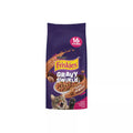 Chicken & Salmon Dry Cat Food with Gravy Baked In