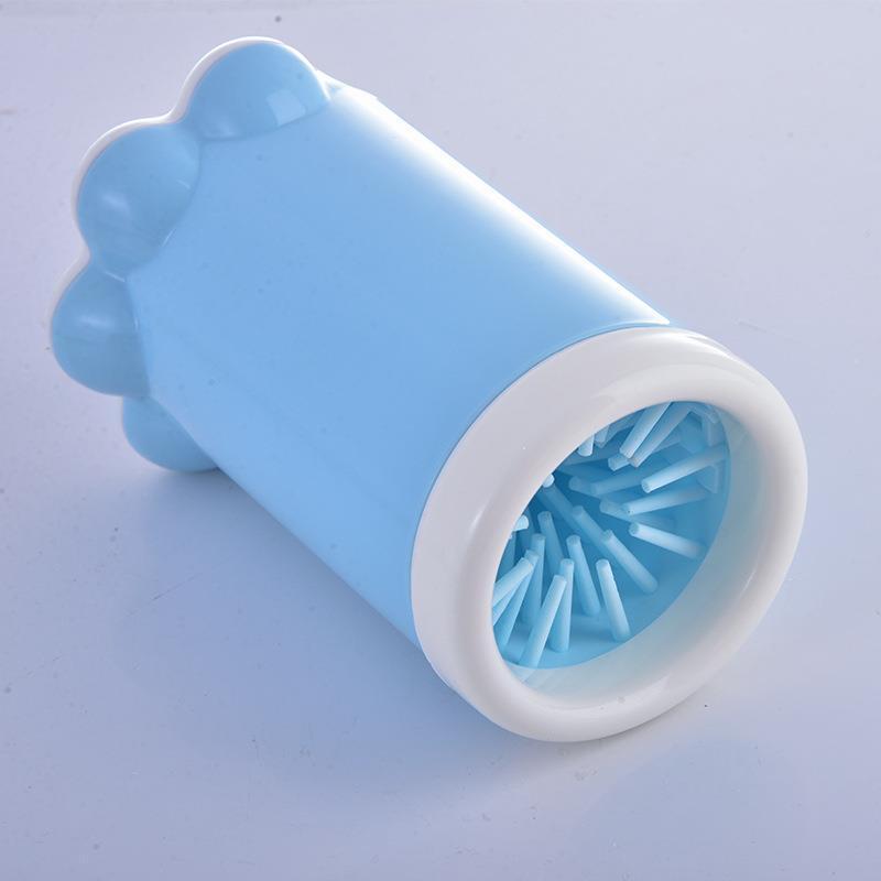 Pet Foot Washing Cup for Small Dogs and Cats, Silicone Bristles