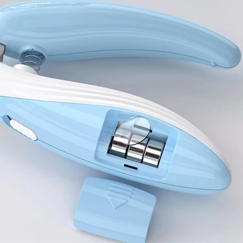 LED Pet Nail Clippers for Dogs & Cats with Safety Lock