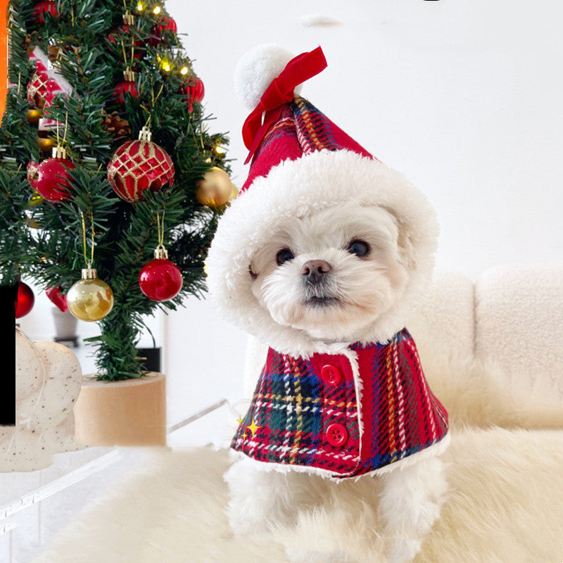 Red Polyester Pet Cloak – Lightweight, Easy Wear, Multiple Sizes