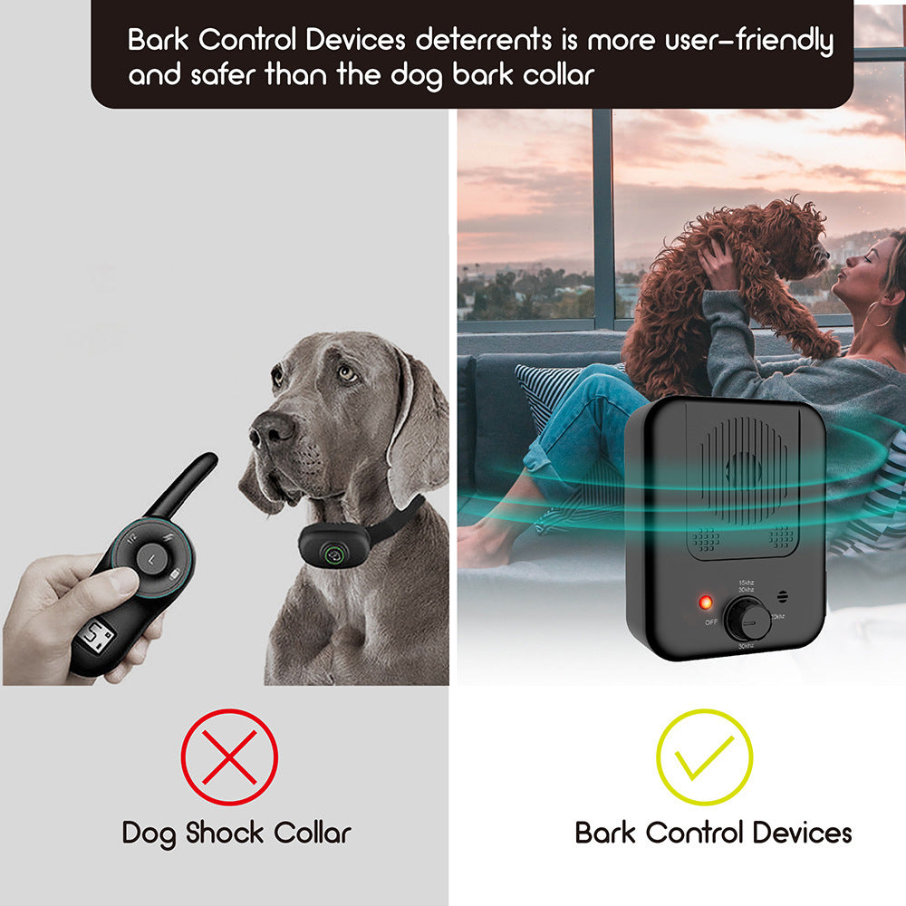 Ultrasonic Anti-Bark Device for Dogs, Indoor/Outdoor, USB Rechargeable