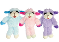 Plush Dog Toy with Squeaker – Pink, Purple, or Blue