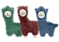 Mama Llama Plush Dog Toy with Crinkle and Squeaker