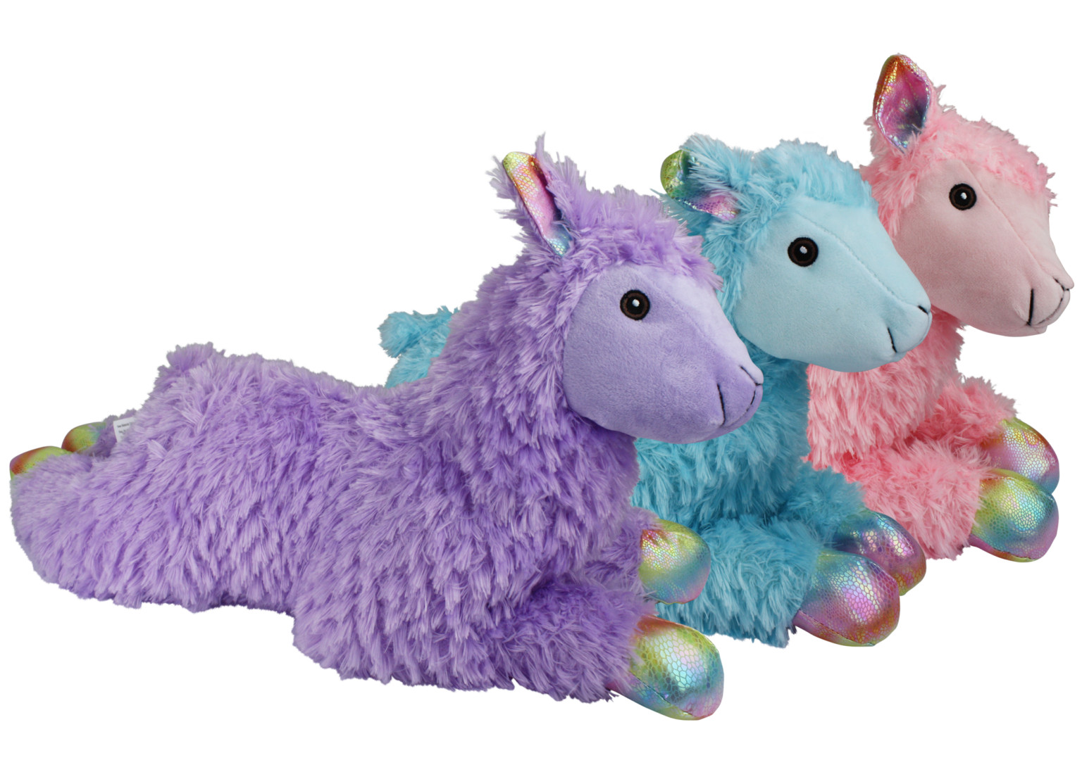 Jumbo Llama Plush Dog Toy with Sparkly Accents
