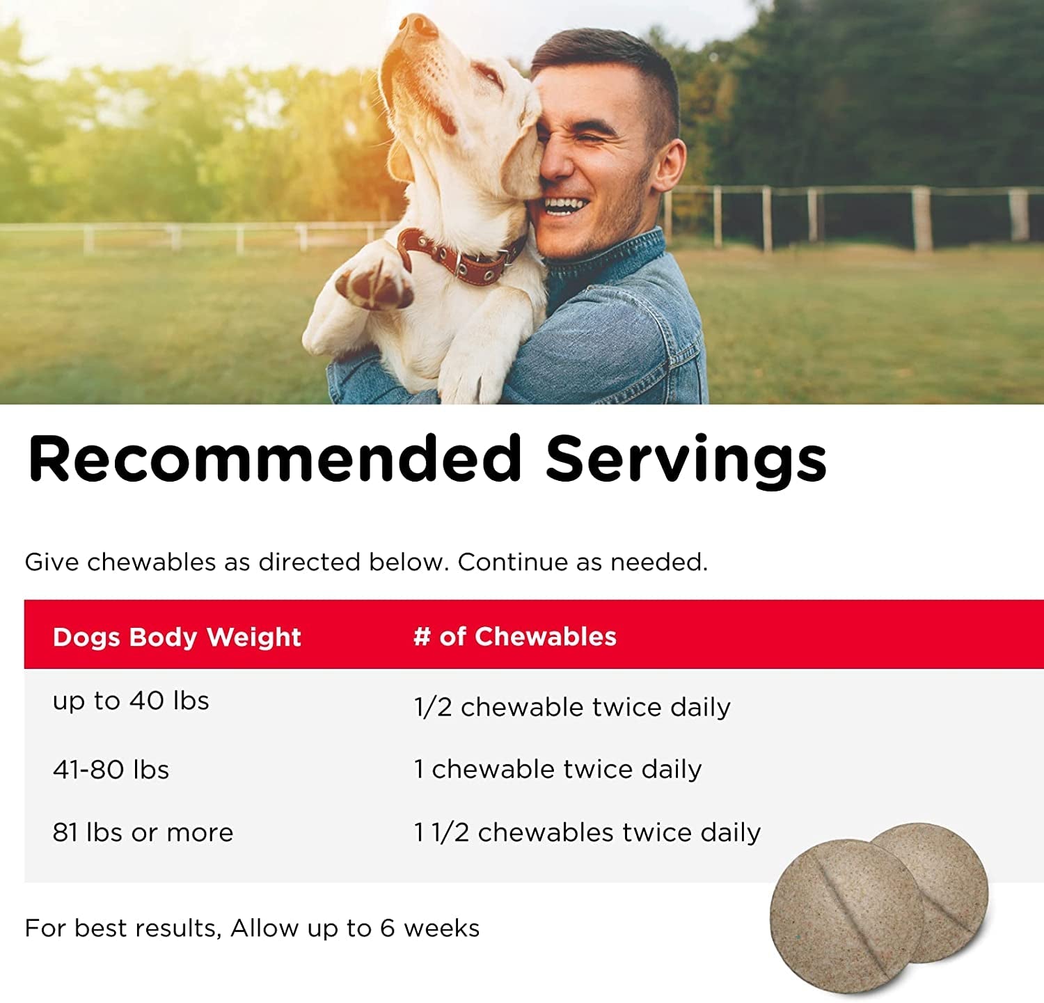 Advanced Strength Hip & Joint Chewable Tablets for Senior Dogs