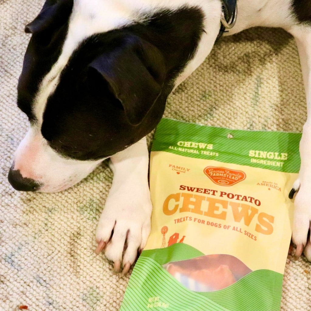 All-Natural Sweet Potato Dog Chews Made in USA