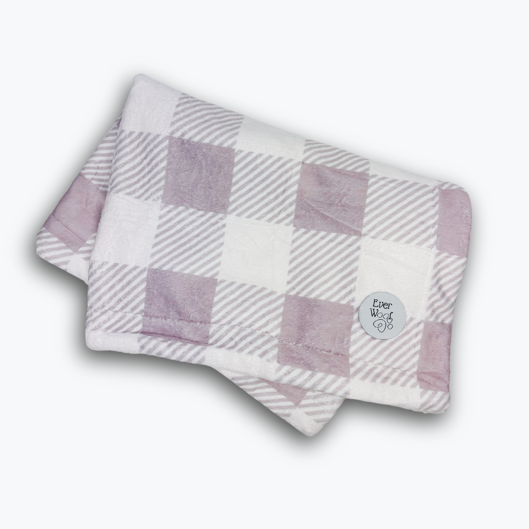 Sugar Plum Dog Blanket – Double-Sided Microfiber & Sherpa, 70x100cm