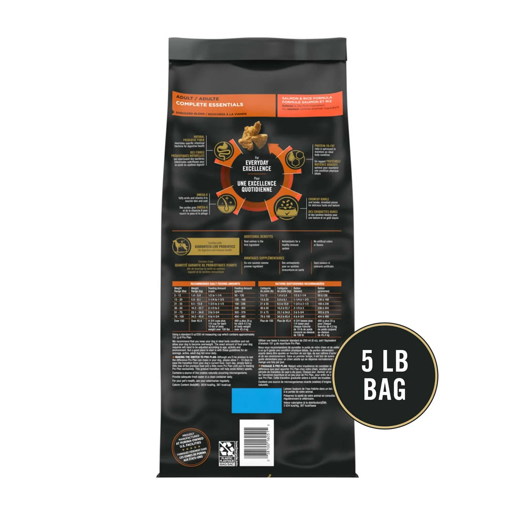 Salmon & Shredded Blend Dry Dog Food for Adult Dogs
