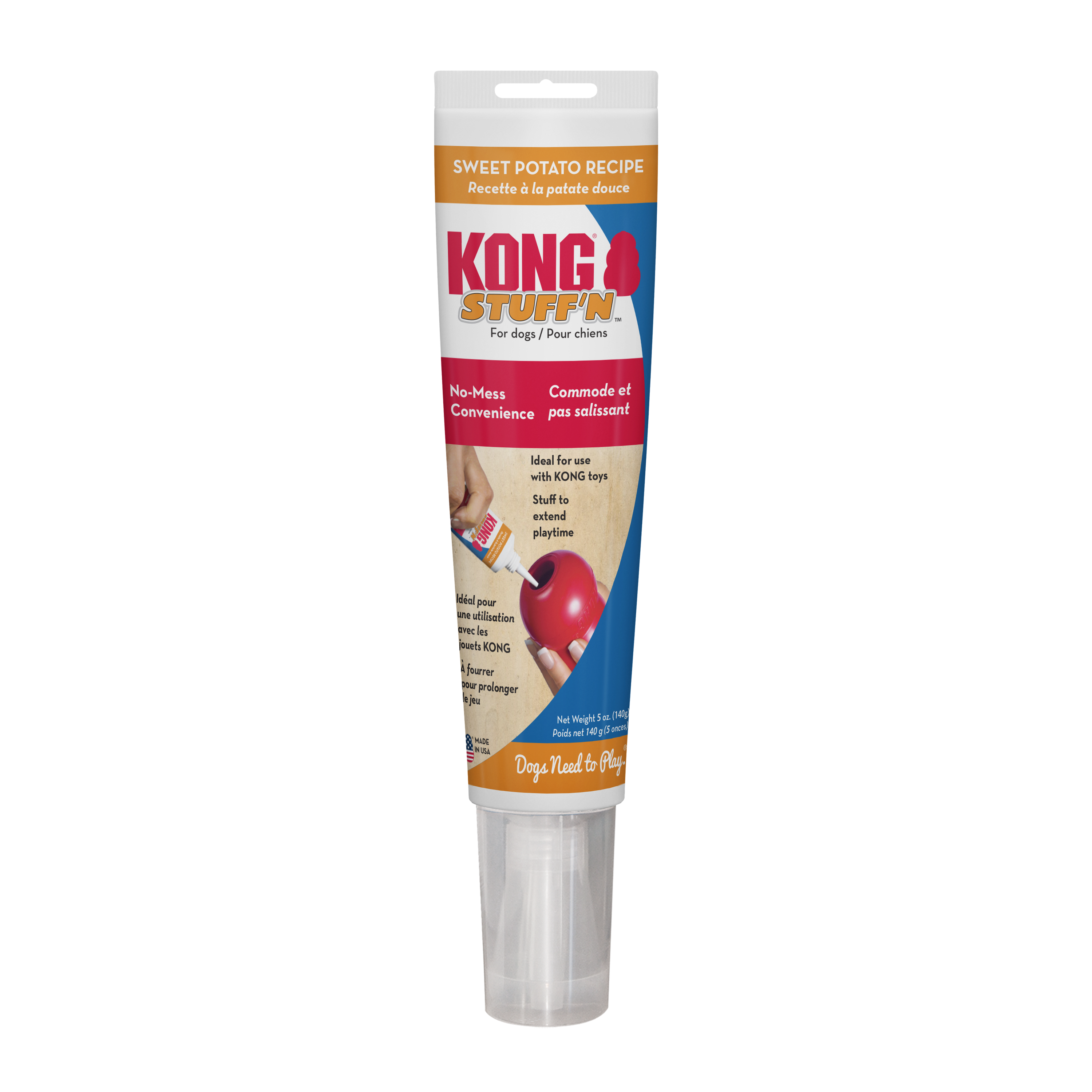 KONG STUFF’N Dog Treat Tube for Toy Filling and Training