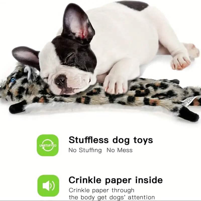6-Pack Durable Squeaky Dog Toys for Small Dogs, No Stuffing