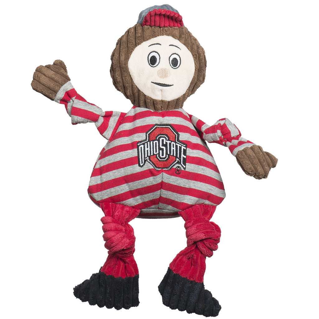Ohio State Brutus Buckeye Knottie Plush Dog Toy