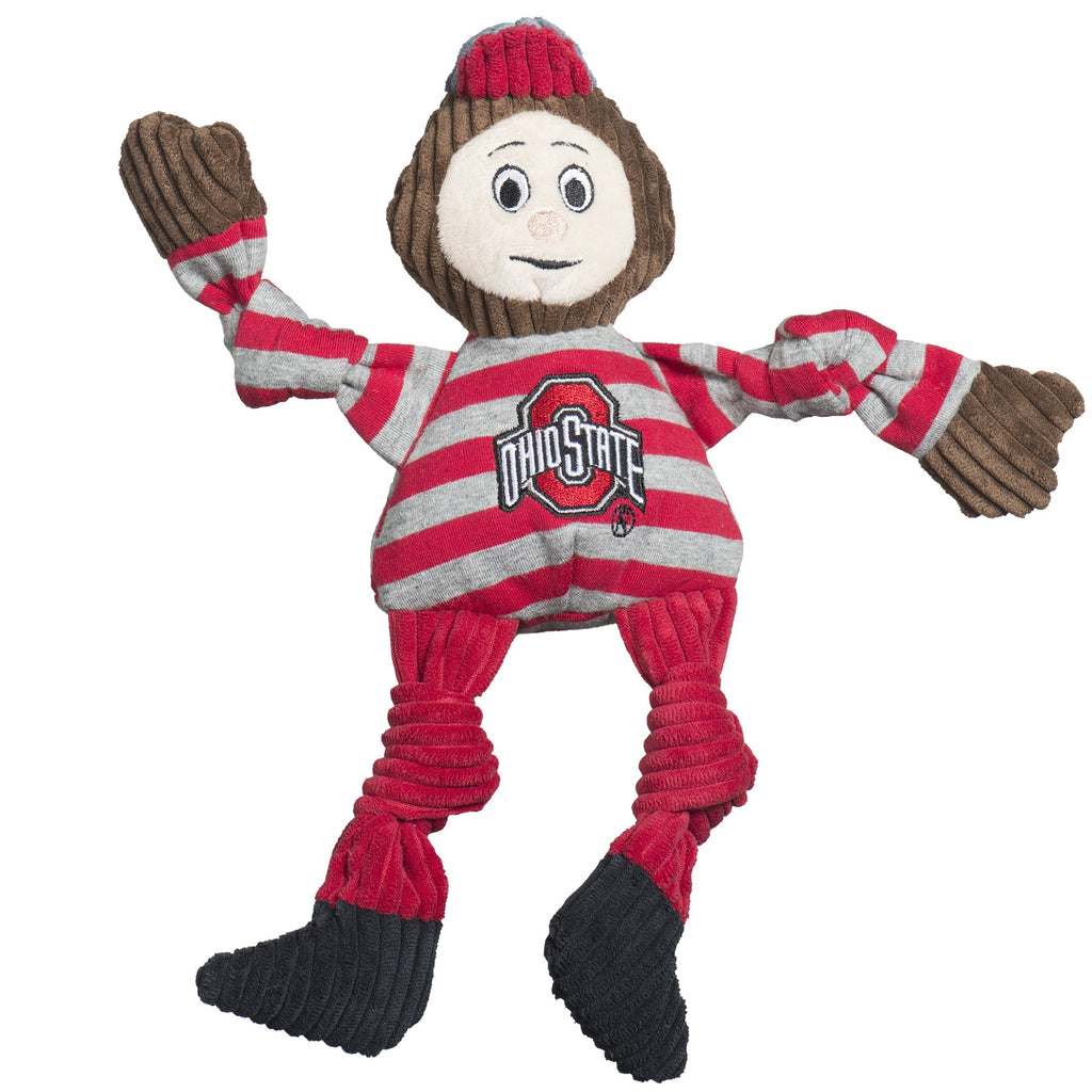 Ohio State Brutus Buckeye Knottie Plush Dog Toy