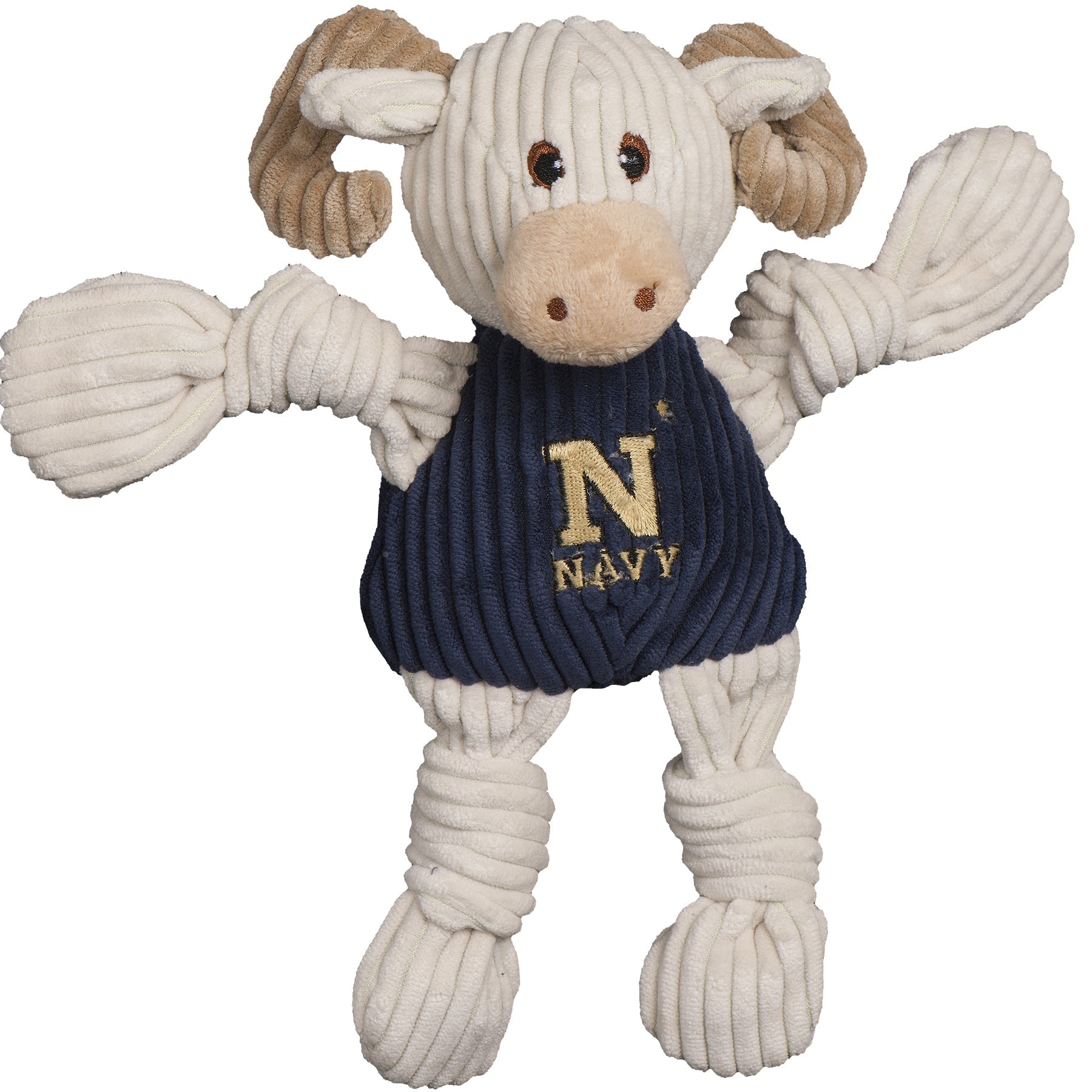 Bill the Goat Plush Dog Toy – U.S. Naval Academy Mascot