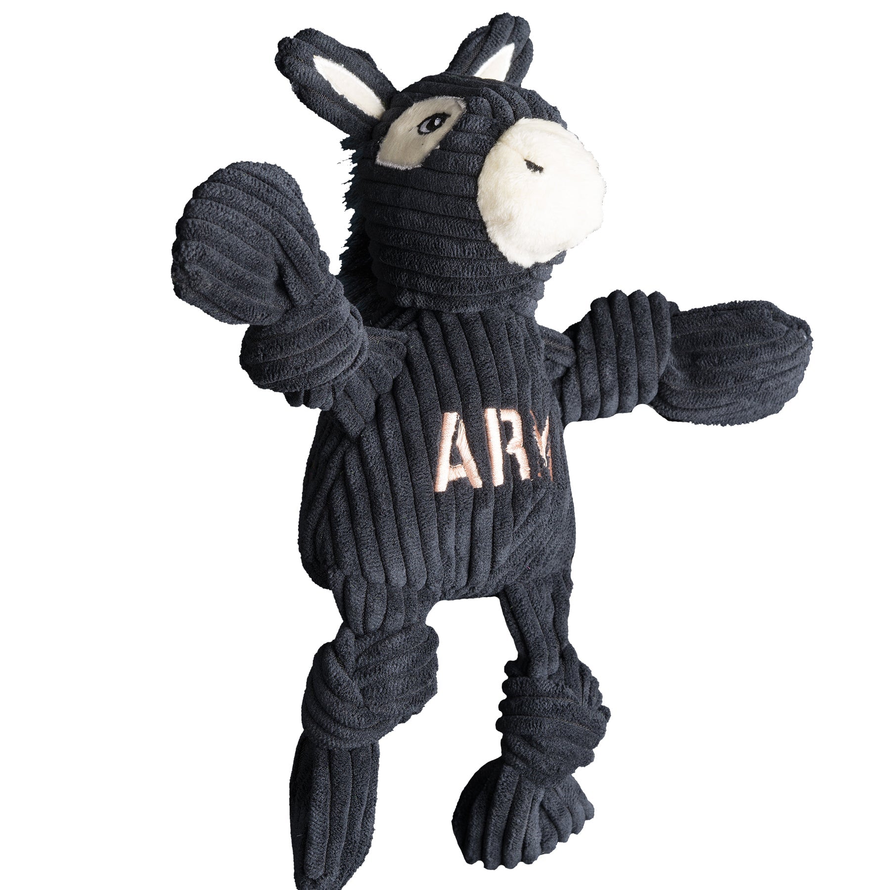 Army Mule Knottie Plush Dog Toy – Official NCAA Black Knights Mascot