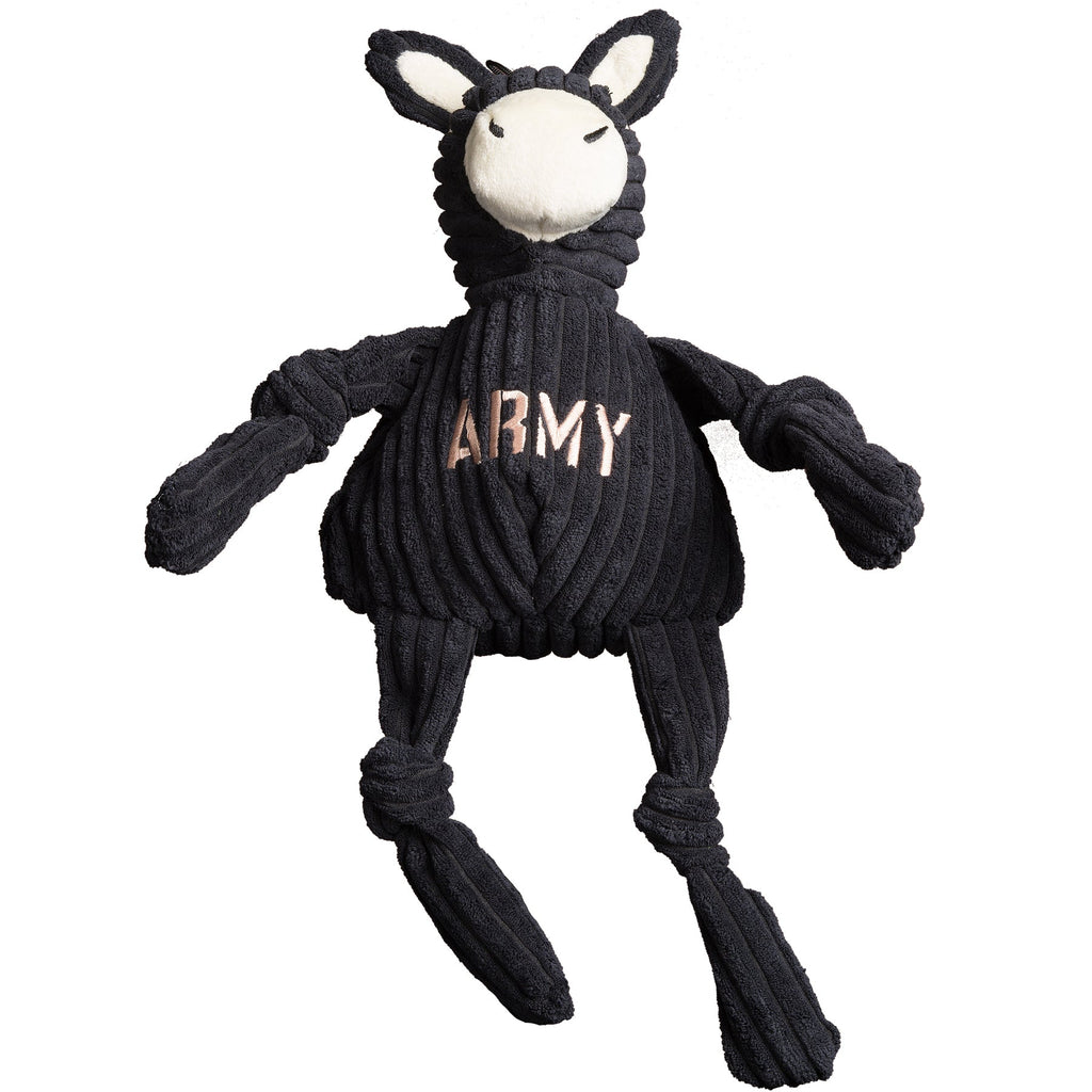 Army Mule Knottie Plush Dog Toy – Official NCAA Black Knights Mascot