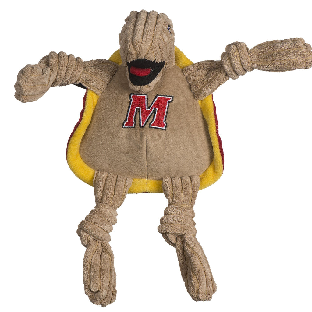 University of Maryland Testudo Knottie Plush Dog Toy