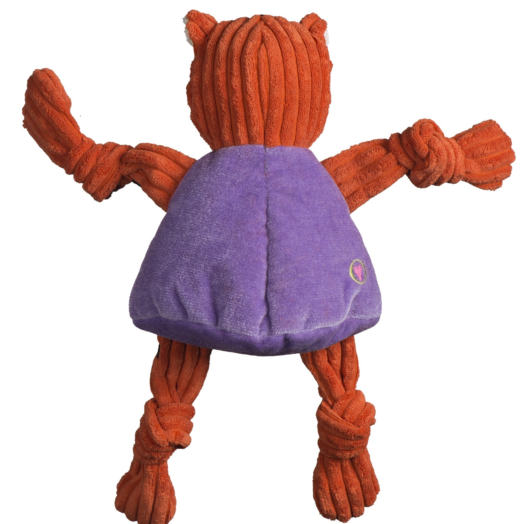 Clemson Tiger Mascot Plush Dog Toy with Squeakers