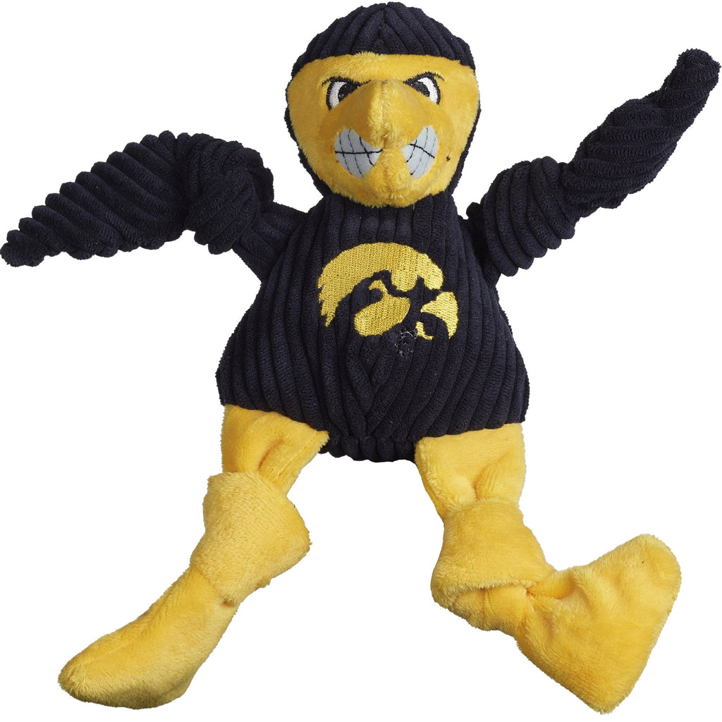 University of Iowa Herky the Hawk Plush Dog Toy