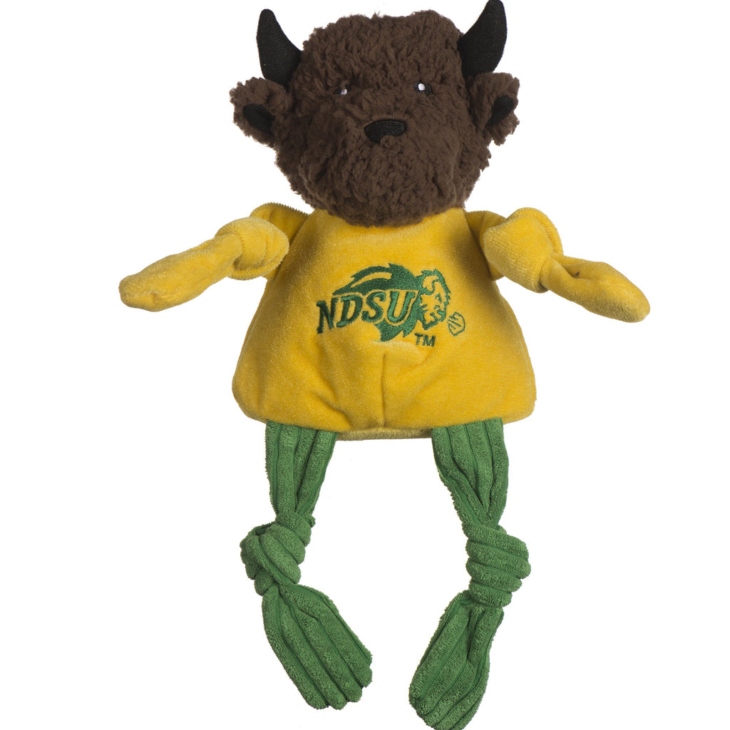 North Dakota State Thundar Knottie Dog Toy – Plush Mascot with Squeakers