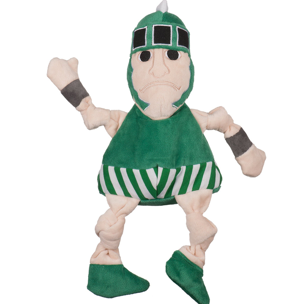 Michigan State Sparty Knottie Plush Dog Toy