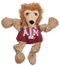 Texas A&M Reveille Knottie Plush Dog Toy with Squeakers
