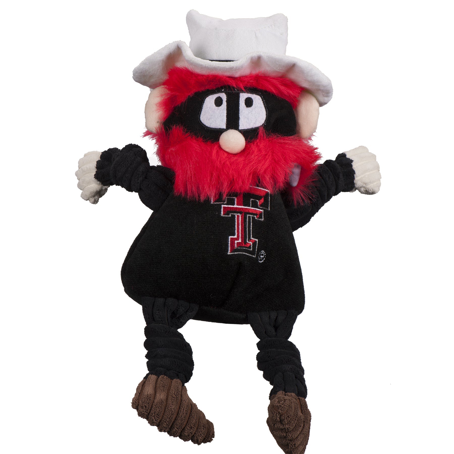Texas Tech Raider Red Knottie Plush Dog Toy, Large