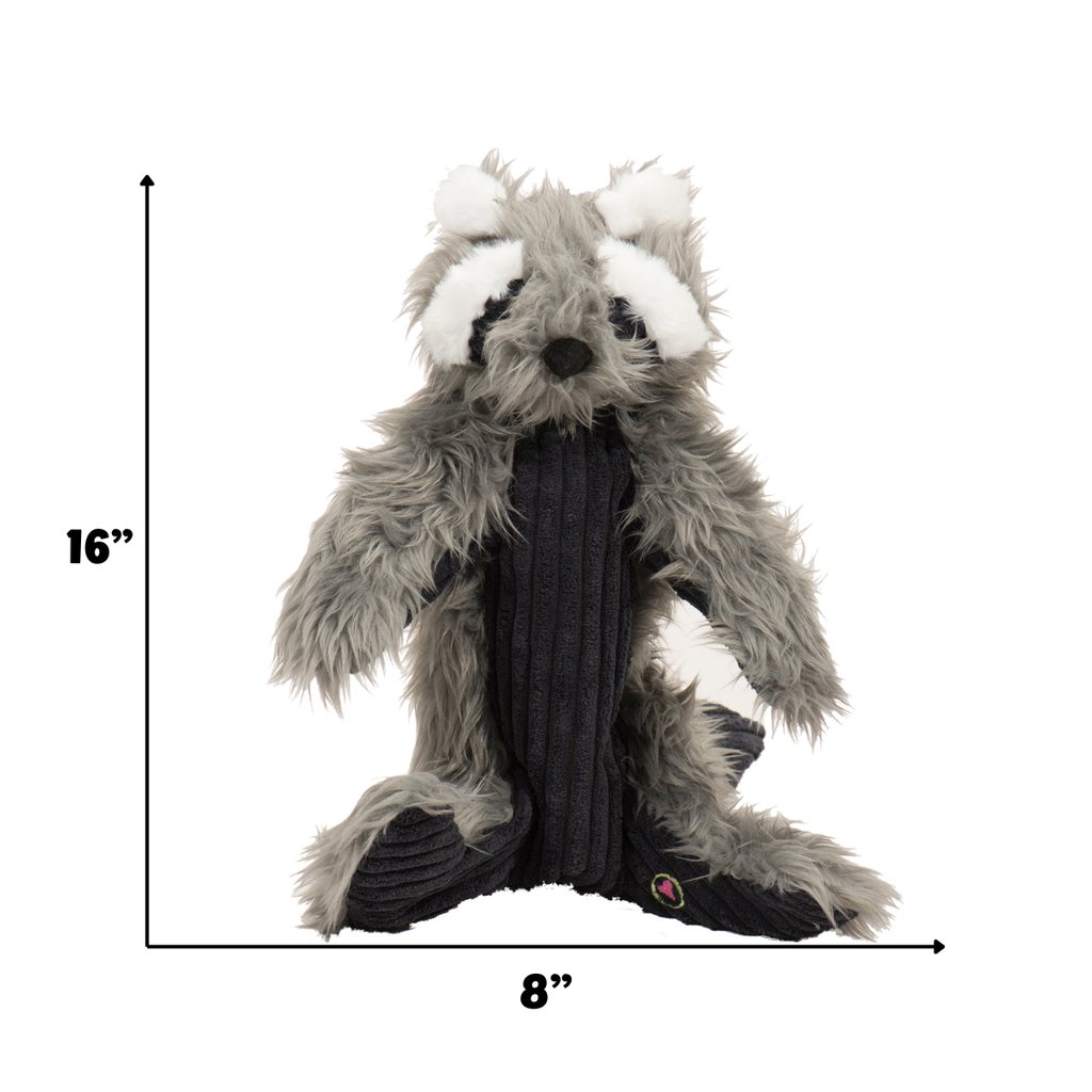 Redwood Raccoon 19" Durable Plush Dog Toy with Squeaker