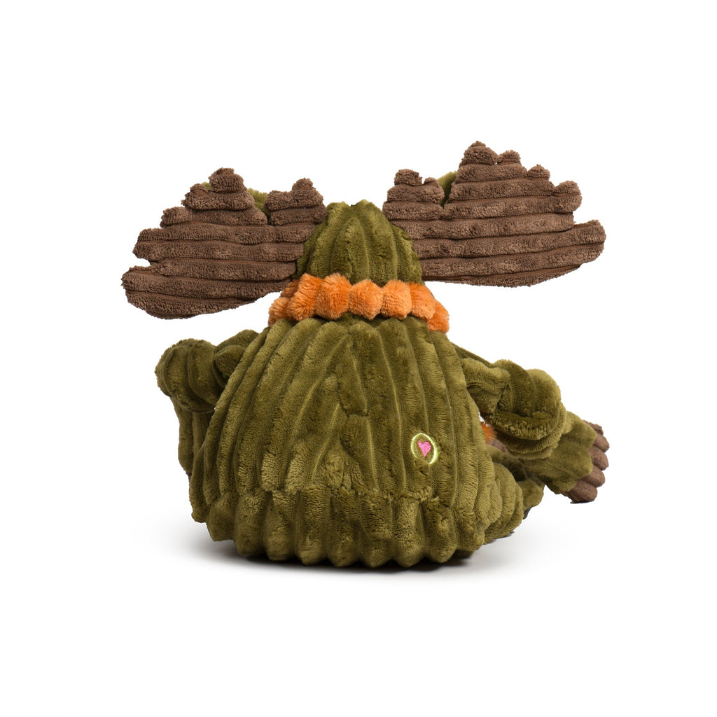 Milo Moose Knottie Plush Dog Toy with Squeakers, Small or Large