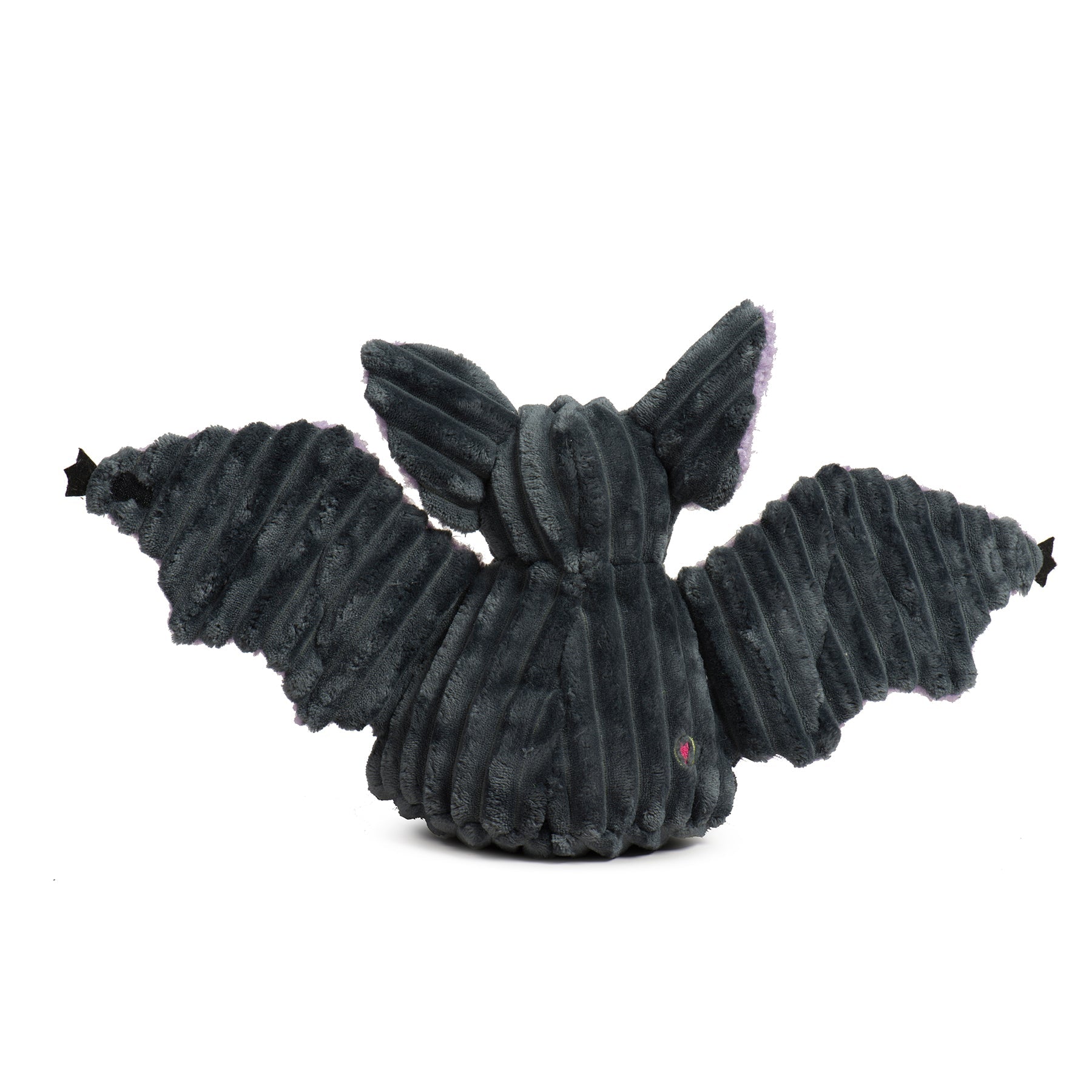Baxter Bat Plush Dog Toy with Squeakers and Corduroy Accents