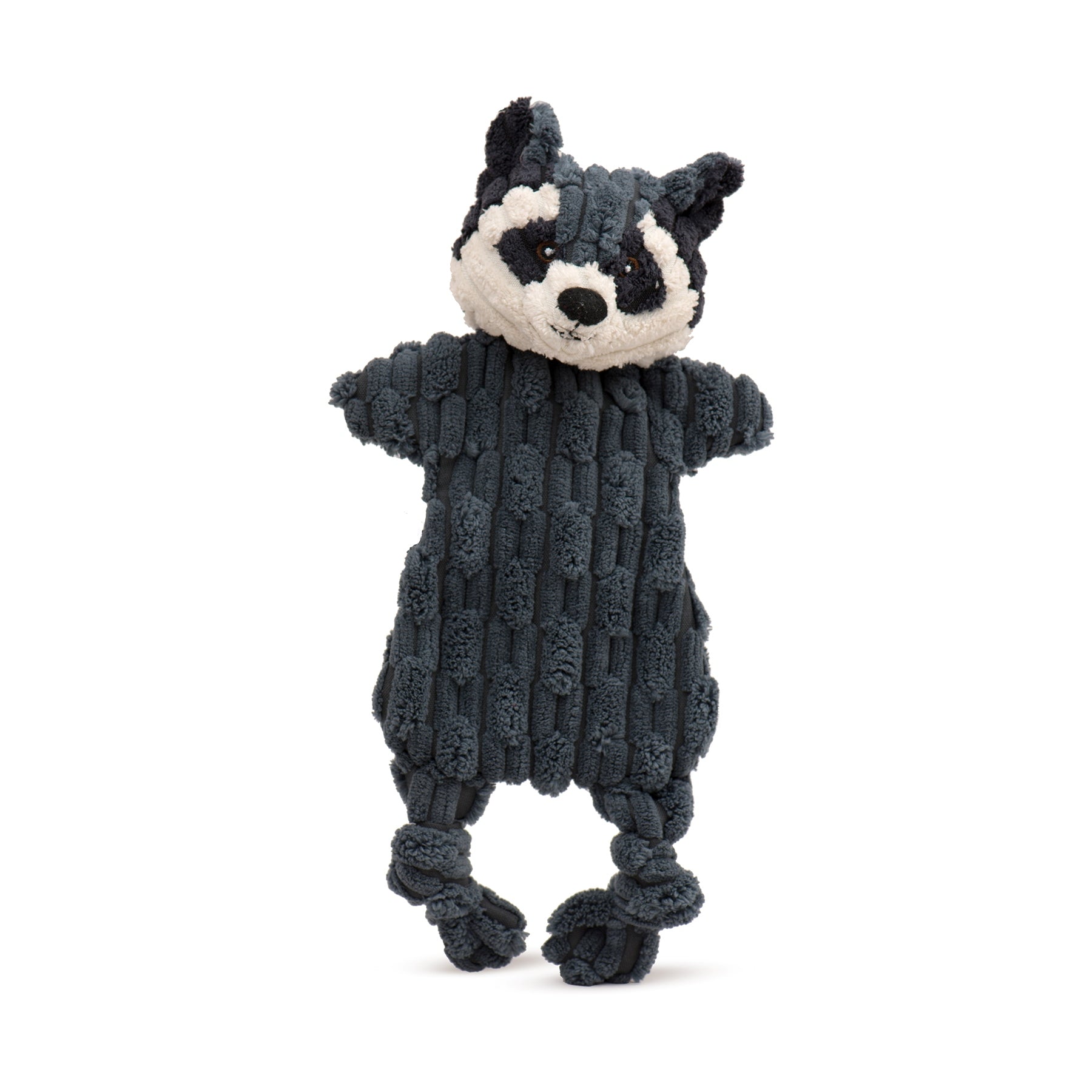Woodland Flatties 3-Pack Dog Toys – Raccoon, Moose, Fox