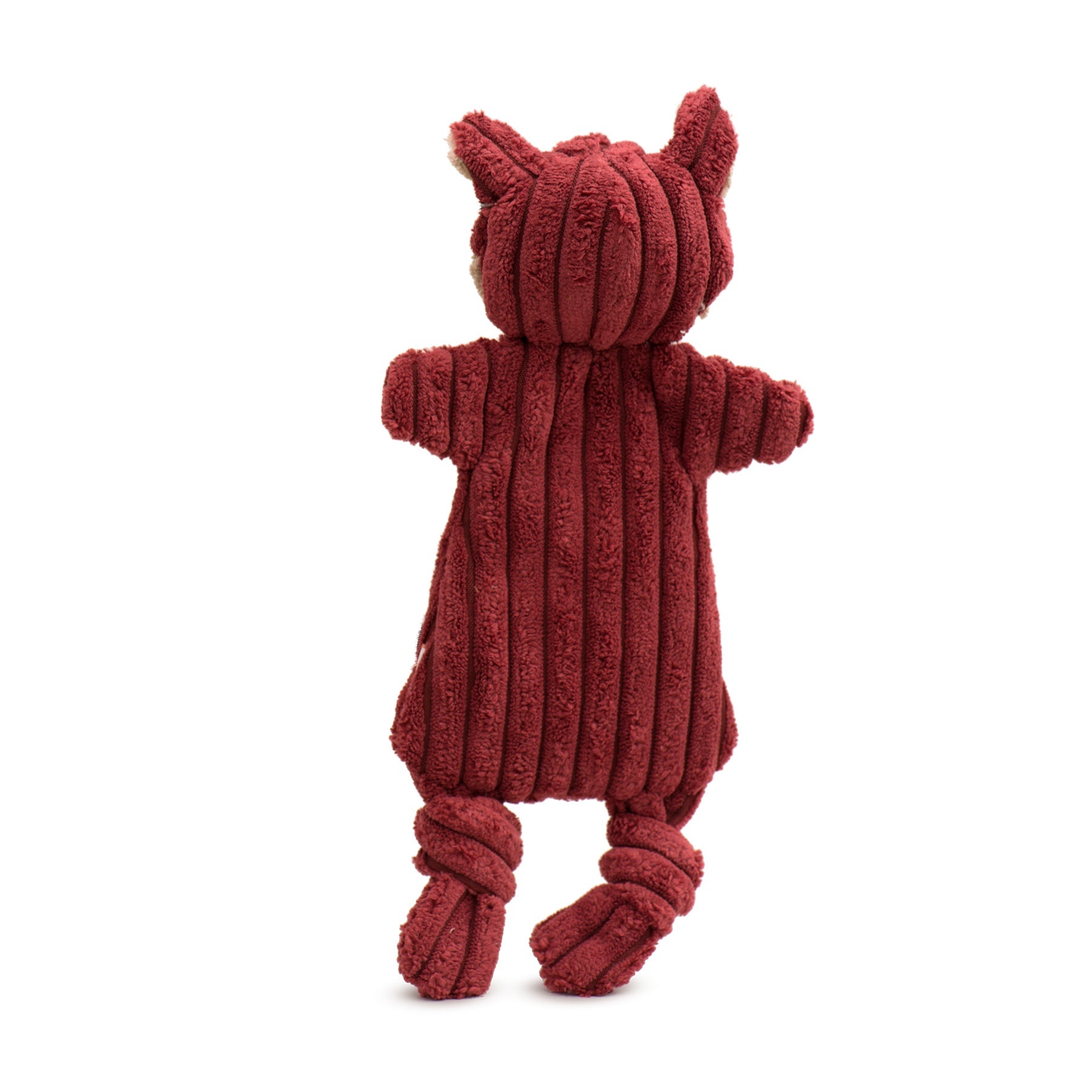 Woodland Flatties 3-Pack Dog Toys – Raccoon, Moose, Fox
