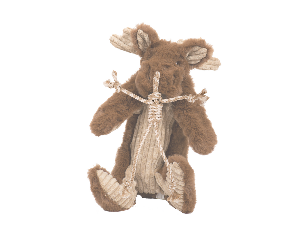 Maple Moose Plush Dog Toy, 19" with Squeaker and Crinkle
