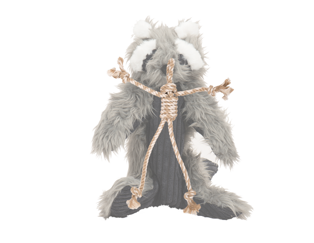 Redwood Raccoon 19" Durable Plush Dog Toy with Squeaker