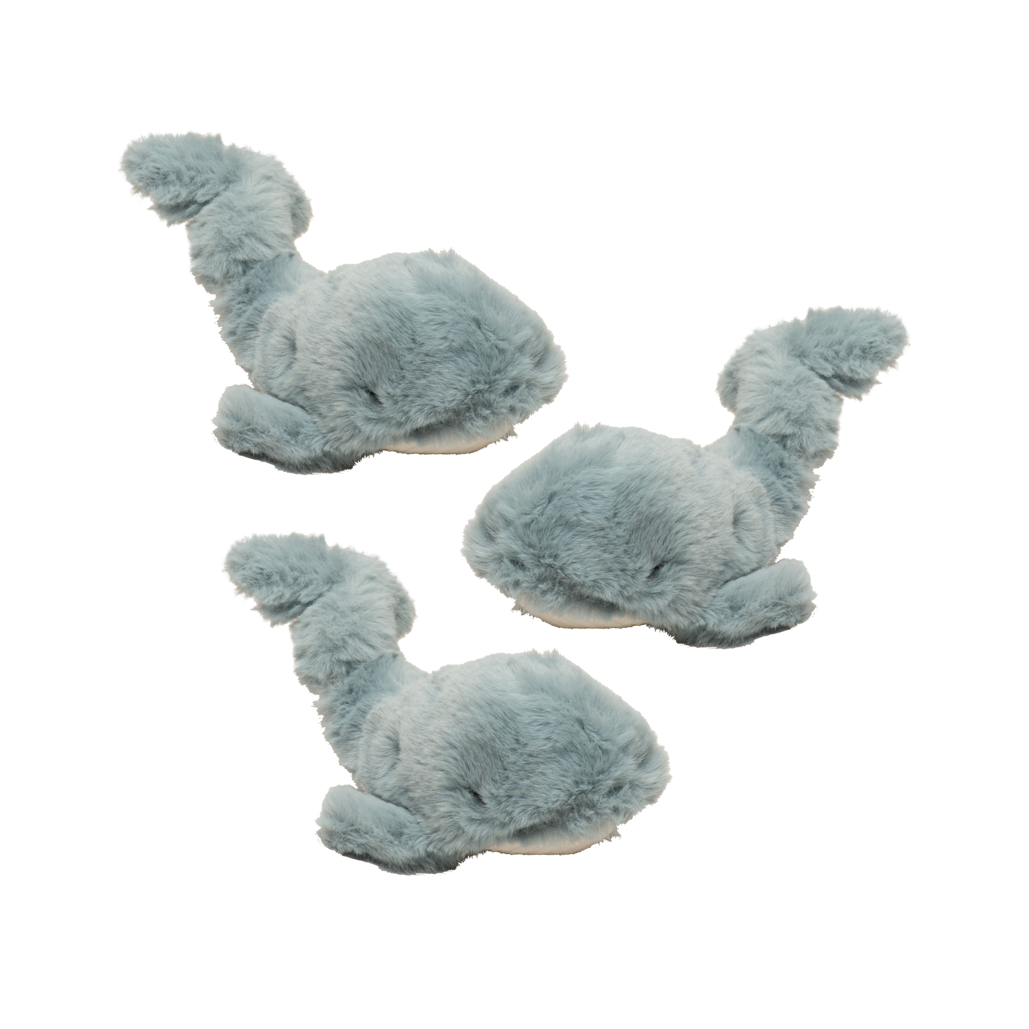Mobie Whale Plush Toy for Small and Toy Breed Dogs with Squeaker