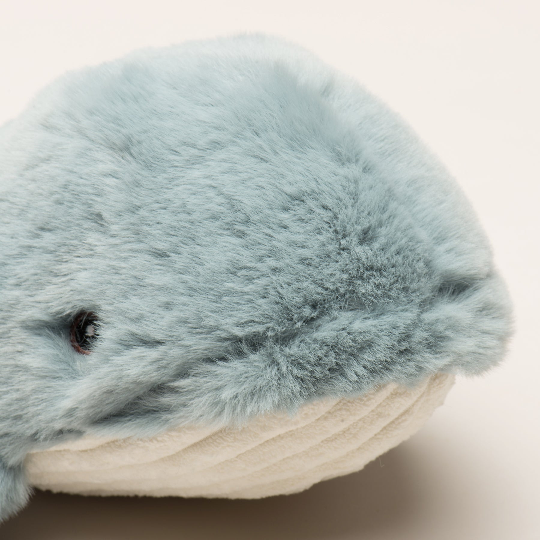 Mobie Whale Plush Dog Toy with Knotted Design and Squeakers