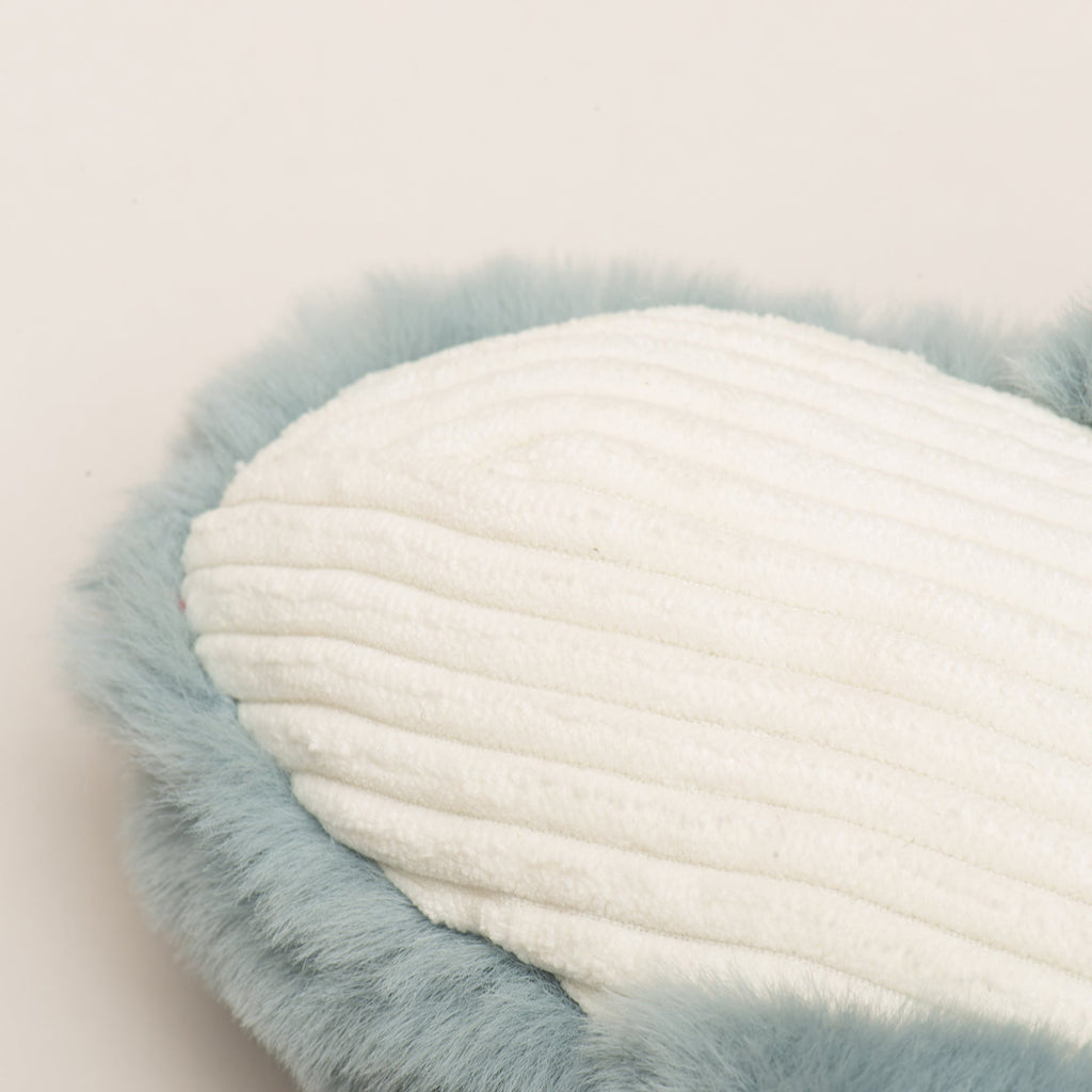 Mobie Whale Plush Toy for Small and Toy Breed Dogs with Squeaker