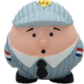 Matty the Mail Carrier Ruff-Tex Ball Dog Toy, 3" Squeaky Latex
