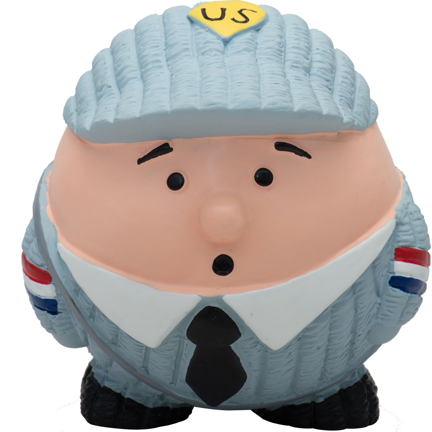 Matty the Mail Carrier Ruff-Tex Ball Dog Toy, 3" Squeaky Latex