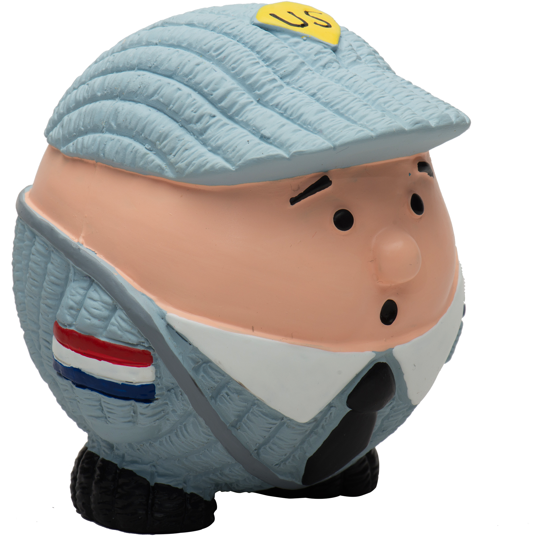 Matty the Mail Carrier Ruff-Tex Ball Dog Toy, 3" Squeaky Latex