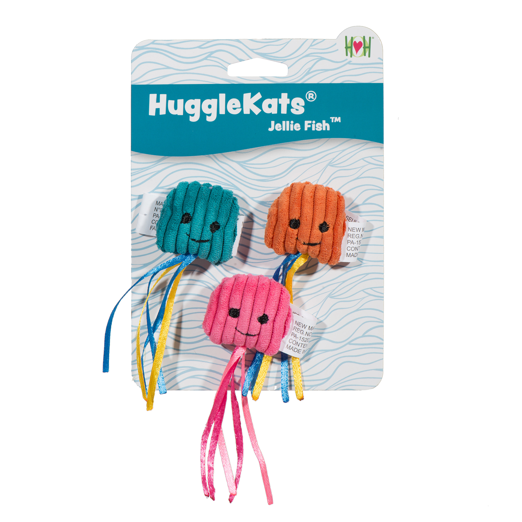 Jellie Fish Cat Toy with Catnip and Sparkly Strings